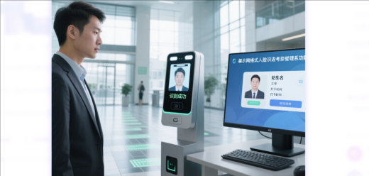 聯網型人臉識別通行考勤管理系統