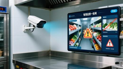 AI緊盯后廚 “智慧監(jiān)管一張網(wǎng)”自動(dòng)抓拍違規(guī)秒預(yù)警
